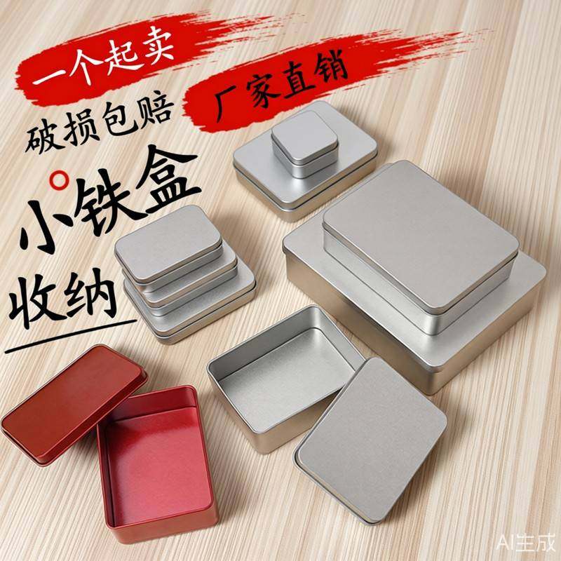 马口铁盒小收纳空盒烟盒螺丝针线包鱼钩小五金工具便携隐私收纳盒,收纳整理,其他收纳盒,淘宝优惠券,粉丝福利购,淘宝优惠卷