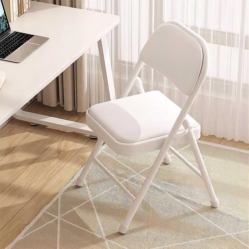 折叠靠背椅电脑家用椅子凳子学生宿舍办公室宿舍会议座椅舒适耐久