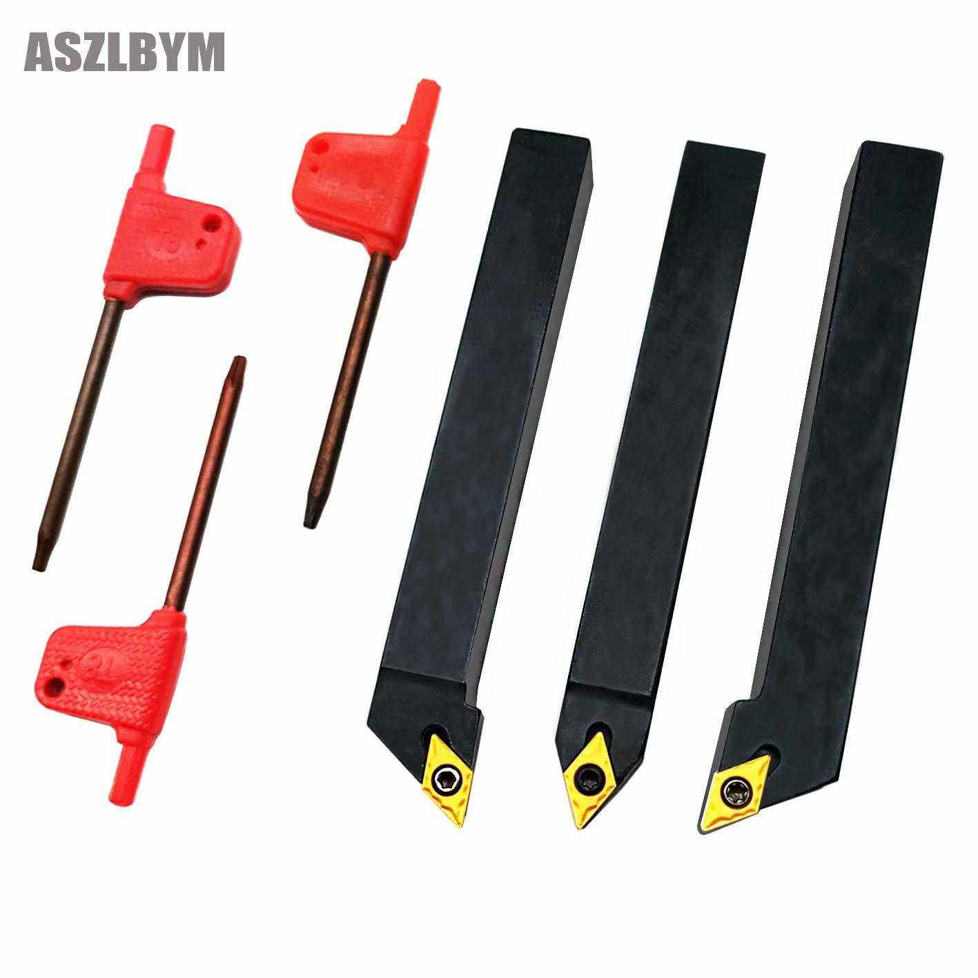 跨境 12mm三件SDNCN/SDJCR/SDJCL可转位刀柄+3件DCMT070204刀片