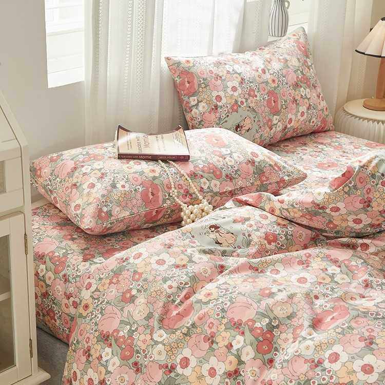 isn全棉四件套纯棉床上床品床单北欧简约100被套1.8m床笠三4件套,电子元器件市场,其它元器件,淘宝优惠券,粉丝福利购,淘宝优惠卷