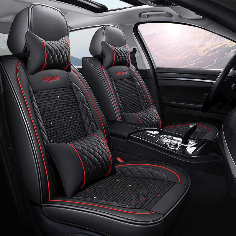 2021新轩逸奇骏逍客劲客天籁蓝鸟汽车坐垫四季通用全包围皮革座套