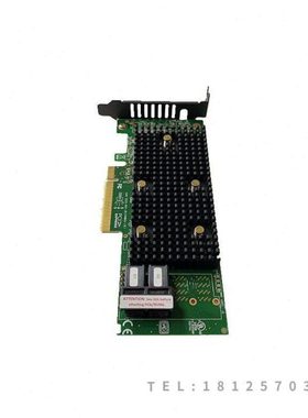 LSI 9400-8i 阵列卡 SAS3408 PCIe3.1x8(NVMe) 12Gb/s HBA直通卡