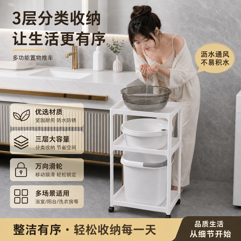 落地好摆放，拿取杂物一目了然