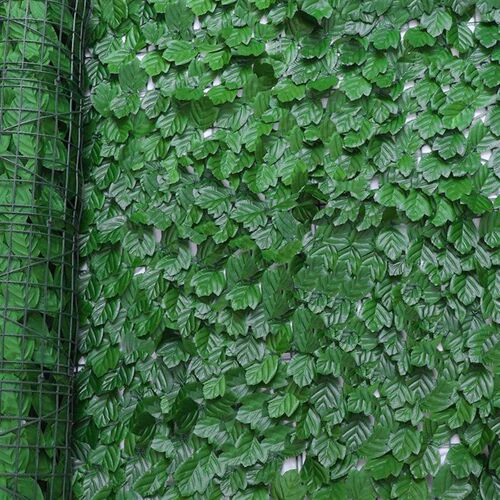 伸缩栅栏仿真植物墙面塑料穿绳篱笆户外围栏绿植阳台遮挡装饰树叶