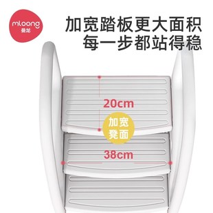 曼龙宝宝洗手台阶凳儿童垫脚凳婴幼儿洗脸楼N梯洗漱台踩凳脚踏增