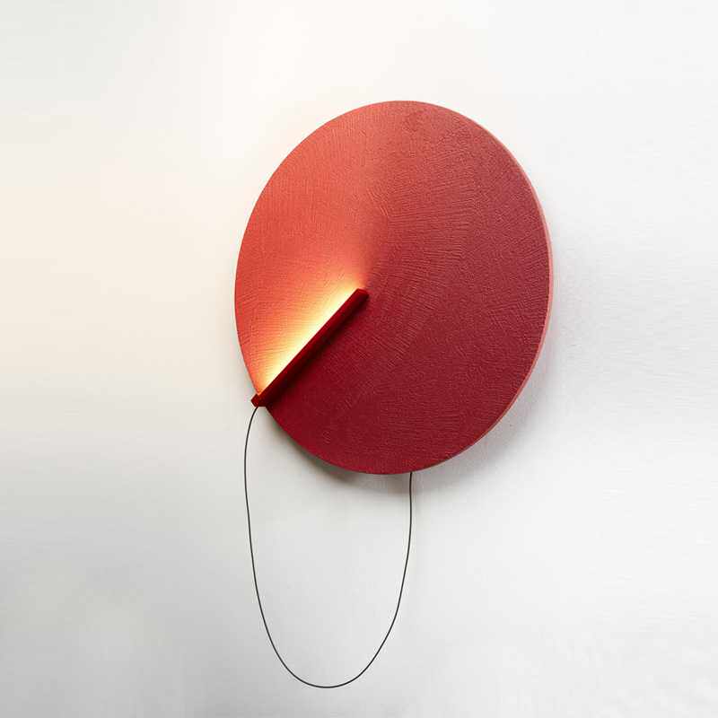 后现代楼梯过道灯个性背景墙灯简约卧室床头灯设计师玄关飞碟壁灯