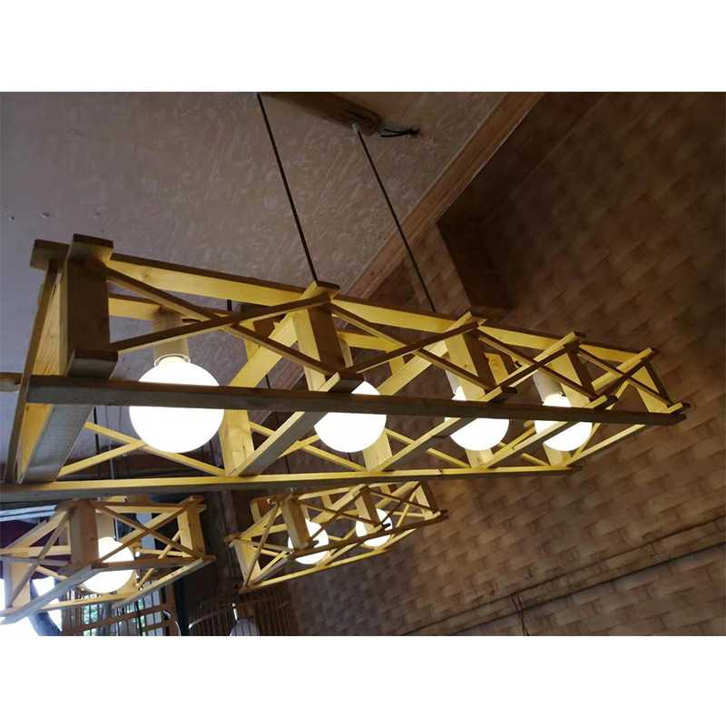 温州市乡村风格鸟巢竹吊灯茶室竹艺日式创意古典包厢灯笼灯竹艺灯