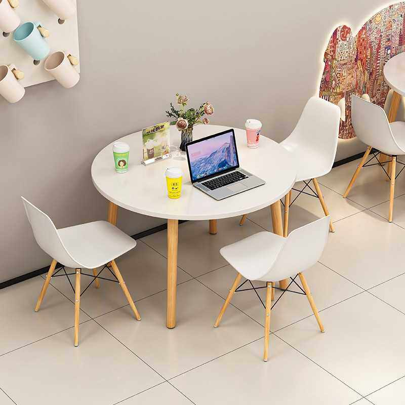 餐桌咖啡奶茶店桌吃饭桌子家用北欧商用圆桌洽谈桌阳台茶桌会议桌,3C数码配件,摄像机配件,淘宝优惠券,粉丝福利购,淘宝优惠卷