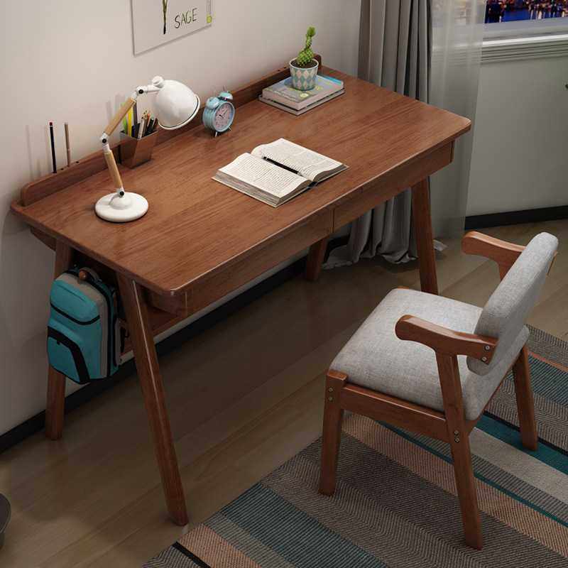 北欧实木书桌ins 简约现代家用学生学习桌子日式台式桌写字台卧室,3C数码配件,摄像机配件,淘宝优惠券,粉丝福利购,淘宝优惠卷