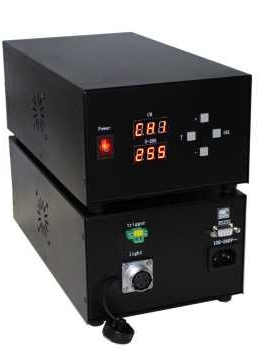 高均匀CCD视觉光源照明工业相机显微镜恒压24V灰色闪频数字控制器