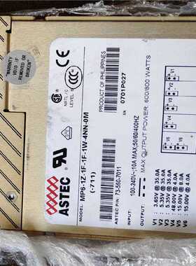 ASTEC模块电源 MP6-1Z-1F-1W-4NN-0M（-711）  彩超电源销售维修
