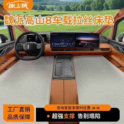 高山8汽车专用前排整体车载充气床车载拉丝旅行床垫整车睡觉神器
