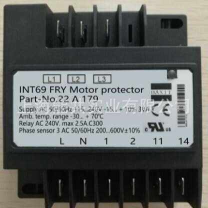 BAXIT巴谢特INT69FRY 22A179压缩机保护模块莱富康电机保护器