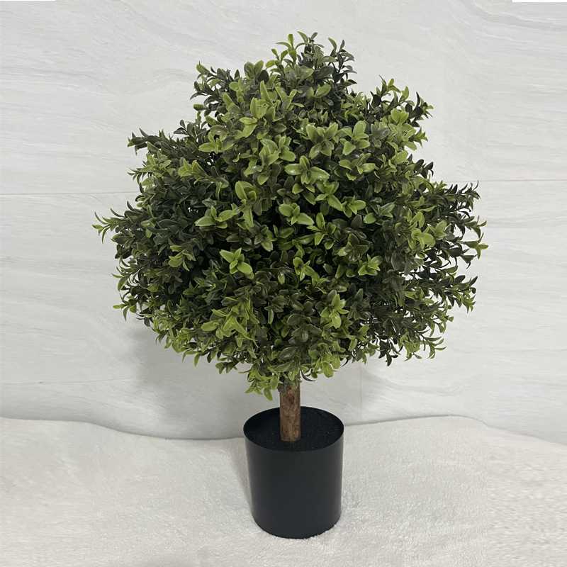 仿真黄杨木杨梅叶圣生白蒂树枝假果枝福禄桐叶室插花摆件花卉景观