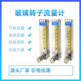 玻璃转子流量计LZB 4WB 6WB 10WB气体液体流量计 3WB
