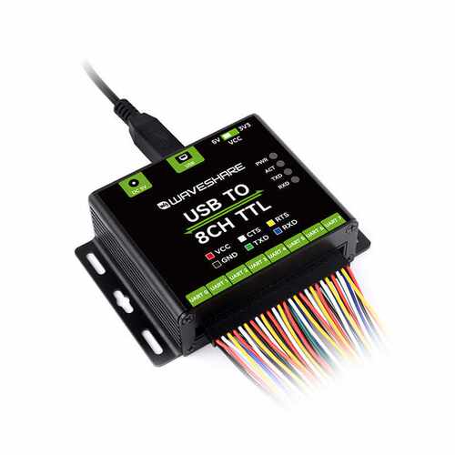工业级USB转8路TTL UART通用串口通信 多种保护电路 多系统兼容