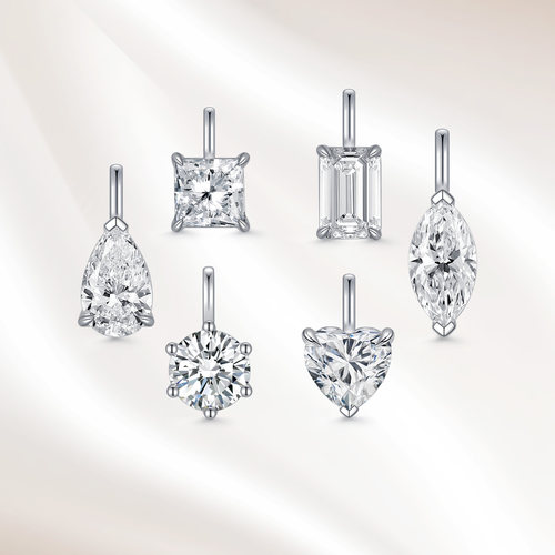 18K金简约项链送女友节日礼物