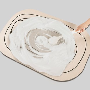 厨房专用吸水吸油满铺地垫简约家用防滑易打理硅藻泥X地垫一件代