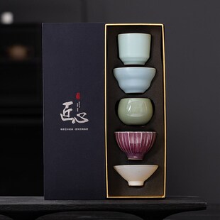 2024新款 茶杯主人杯个人专用高档茶杯家A用杯子套装 五大名窑