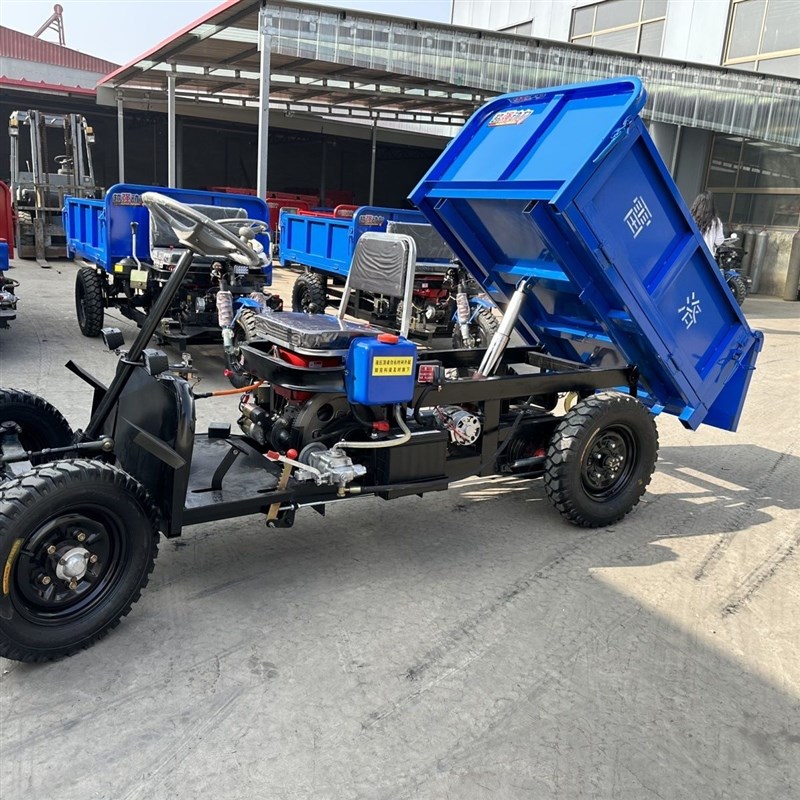 小型农用四轮柴油l工程车拖拉机混泥土果园运输养殖自卸翻斗四不