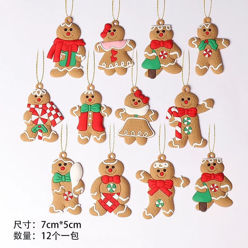 新款耶诞节房间门玄关装饰毛毡耶诞树抖音爆款汽车V装饰小礼品挂