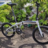 风行折叠车 高性能轮组18速20速 22寸451轮组 DG2018 碟刹u版