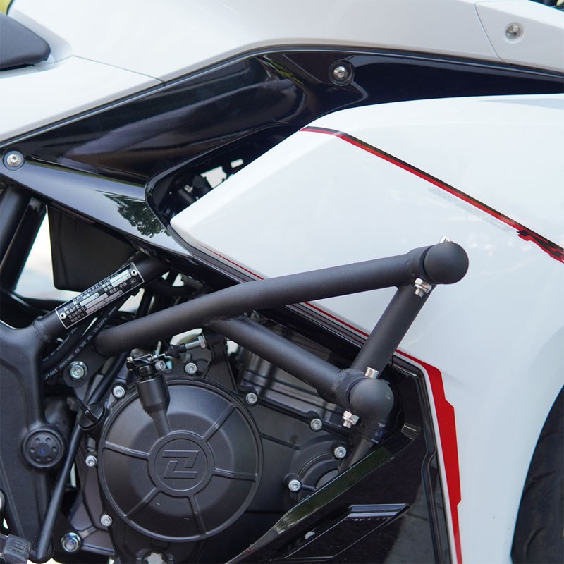 适用凯越250RR改装件防摔杠竞技保险杠2N4款护杠前杠刹车钳链条