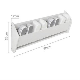 挂在门上的鞋架防盗门o壁挂式免打孔门后架拖鞋收纳神器小户型家