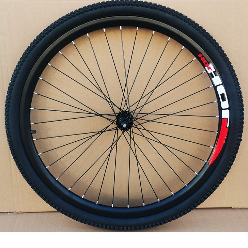 山地自行车轮f组24寸26寸车y轮碟刹前轮后轮变速路合金双层刀圈轮