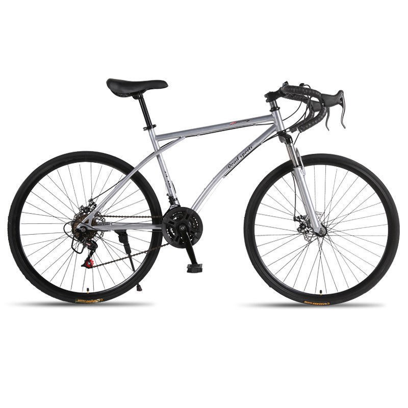 9y8千百力24/26寸s变速死飞自行车双碟刹减震一体轮山地公路车