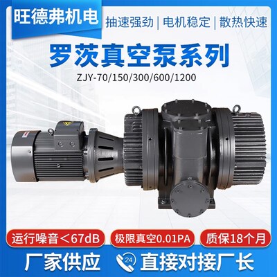 罗茨真空泵ZJY70/150/300/600/1200罗茨增压真空泵罗茨泵机组