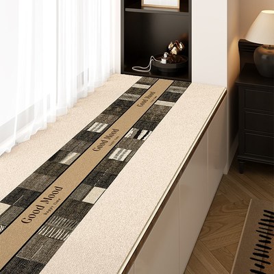 美拉德复古风仿羊绒飘窗垫窗台垫轻奢卧室K阳台垫主卧榻榻米坐垫