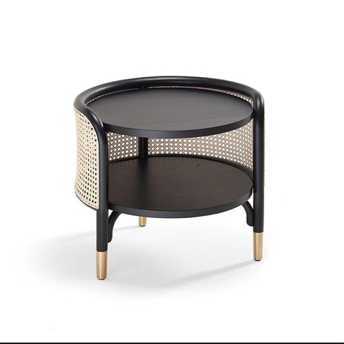 北欧风格简约实木床婚床民宿酒店样板间卧室日式原木X色藤编双人