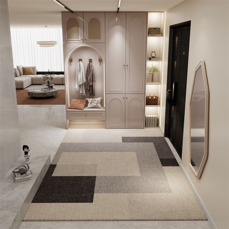 现代入户玄关地垫进门脚垫家用客厅沙发垫耐磨耐脏可裁剪卧室地毯,居家布艺,入户地垫,淘宝优惠券,粉丝福利购,淘宝优惠卷