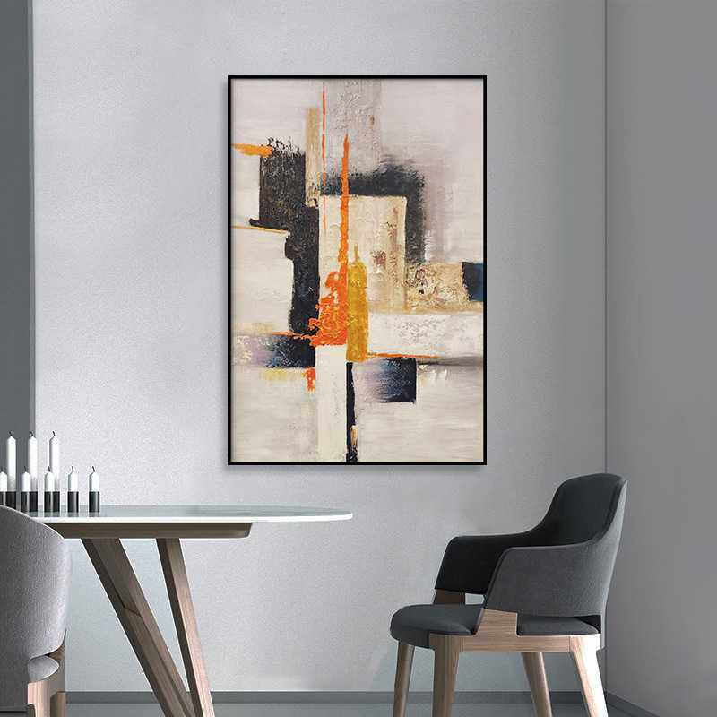 轨迹现代简约餐厅挂画客厅沙发背景装饰画抽象油画长方形玄关挂画,鲜花速递/花卉仿真/绿植园艺,其它园艺用品,淘宝优惠券,粉丝福利购,淘宝优惠卷