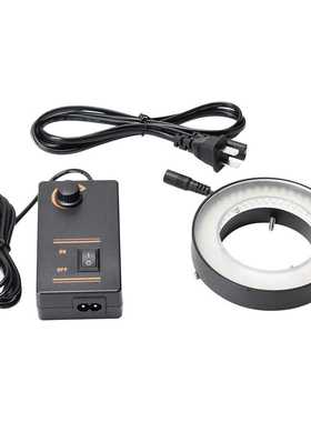 144灯珠体视显微镜LED光源环形磨砂灯罩抑制反光亮度可调内径72mm