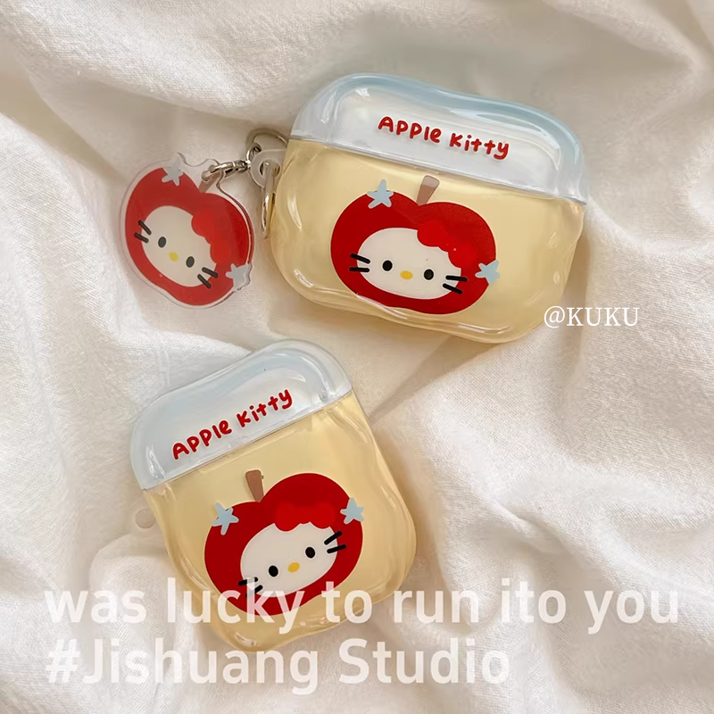 可爱卡通苹果kitty适用苹果耳机airpods4无线蓝牙airpods3保护壳,模玩/动漫/周边/娃圈三坑/桌游,动漫3C周边/数码电器,淘宝优惠券,粉丝福利购,淘宝优惠卷