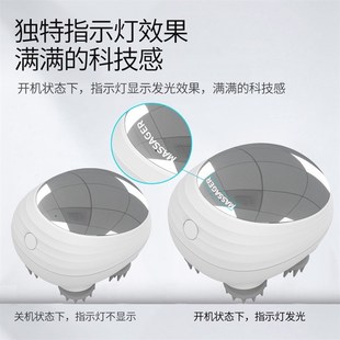 头皮电动经络刷充K电款 防水头部按摩仪手持式 头疗仪揉捏穴位家用