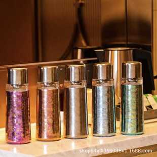 茶忆CHAYI泡泡杯茶水分离保冷450ml纯钛tritan茶仓机械温显磁吸盖