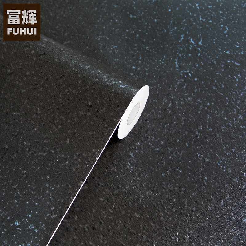 深灰色沙粒水泥风格自粘墙纸PVC壁纸翻新防水防潮导气槽墙贴HD067