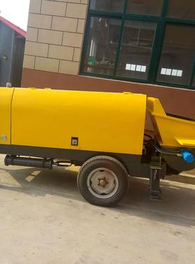 拖泵 不堵管的混凝土地泵 40输送泵 HBTS40-12-45拖泵 细石砂浆泵