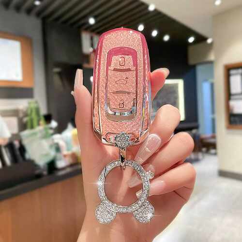 适用吉利熊猫MINI钥匙套骑士迷你博越s1远景x3帝豪gs车gl车壳扣女
