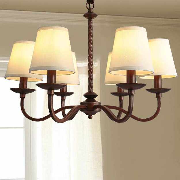 复古美式吊灯客厅大气餐厅卧室灯饰乡村法式包豪斯中古风简约灯具