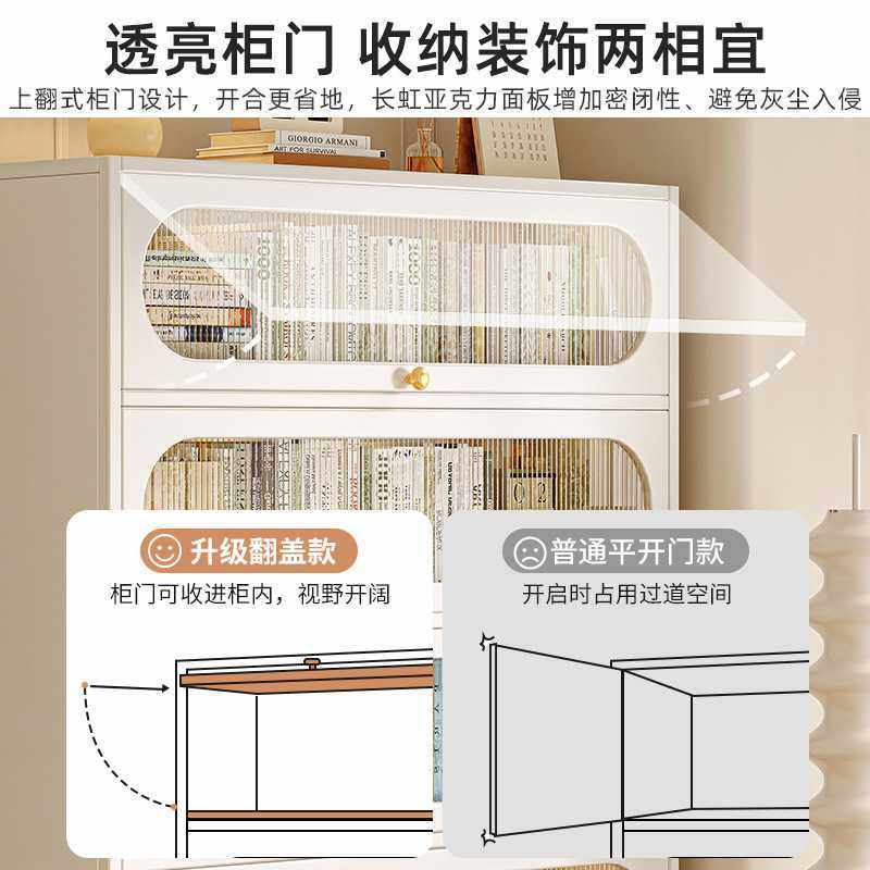 钢制书柜带柜门防尘柜子储物柜儿童家用展示柜靠墙收纳柜落地书架,电子元器件市场,其它元器件,淘宝优惠券,粉丝福利购,淘宝优惠卷