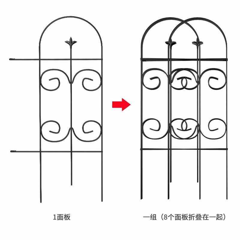 花园装饰铁围栏铁艺护栏栏杆田园绿化栅栏厂家 塑钢草坪围栏,电子元器件市场,其它元器件,淘宝优惠券,粉丝福利购,淘宝优惠卷