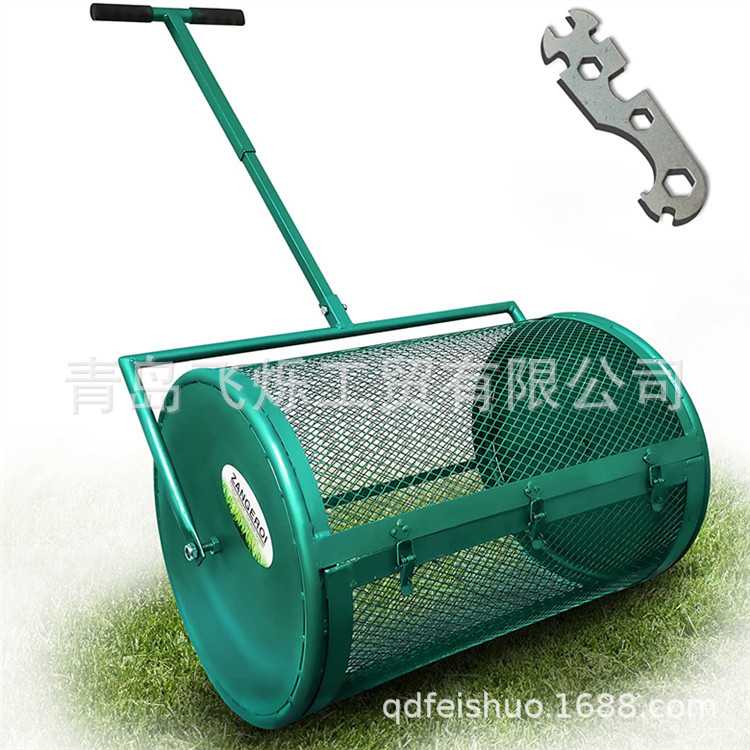 T型手柄播种轻耐用的金属网撒布器用于草坪和花园护理肥料撒布器