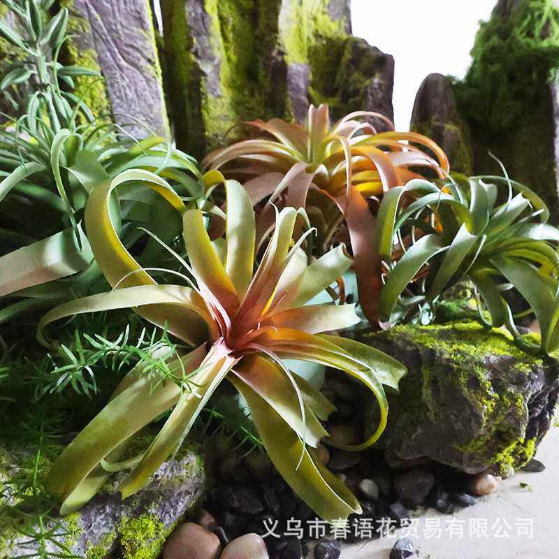 仿真植物空气凤梨大型沙漠多肉绿植花艺室内空间造景装饰陈列摆件