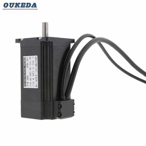 OK57BF101-230B-1M DC24V 200W 3000RPM 57mm Brushless Motor