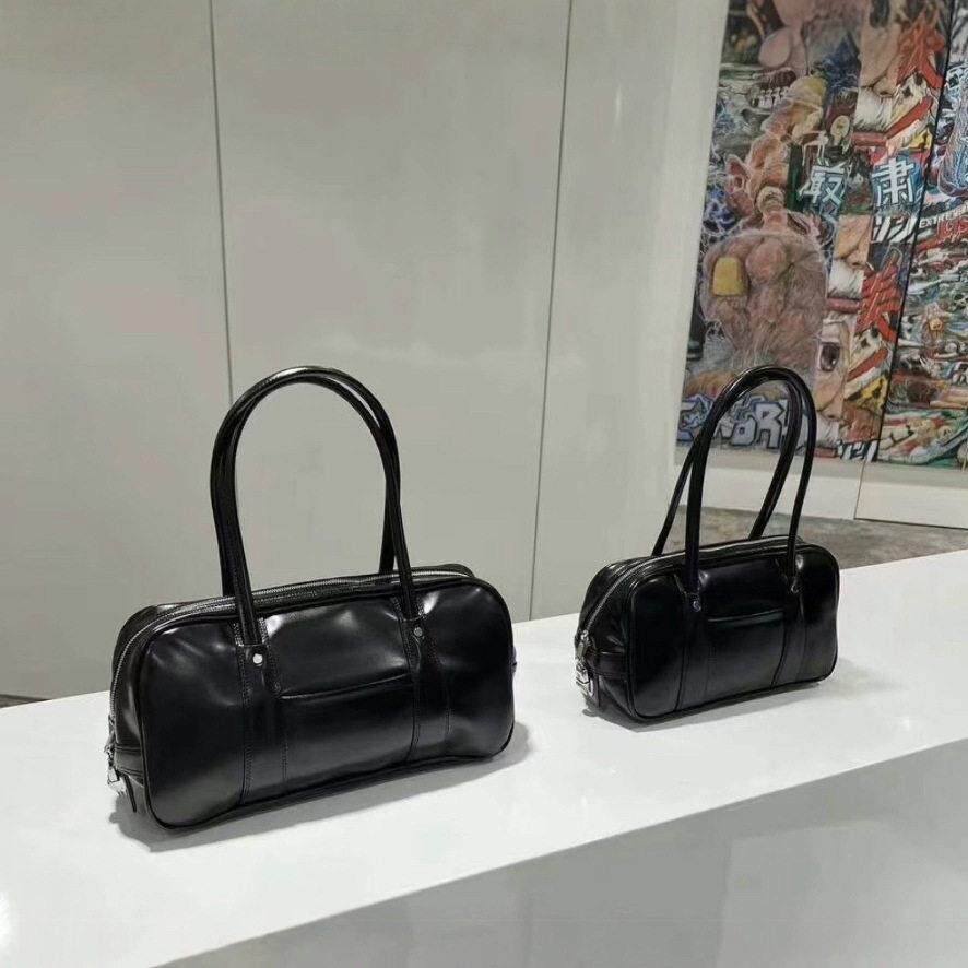 川久玲姐 cdg制服包大号 合成革可爱少女大容量肩包 千禧风痛包