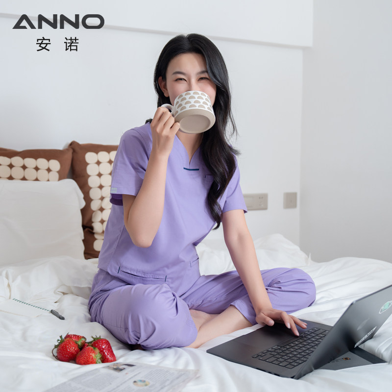 ANNO【无界&middot;城市】刷手术服洗手衣女款修身医生工作服护士制服